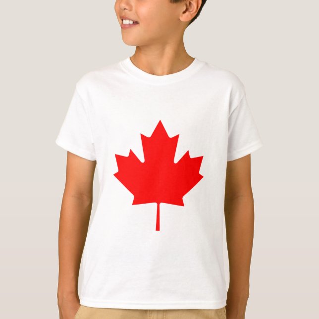 Camiseta Bandeira de Canadá - Drapeau du Canadá (Frente)