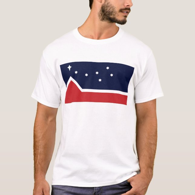 Camiseta Bandeira de Canadá ocidental (Frente)