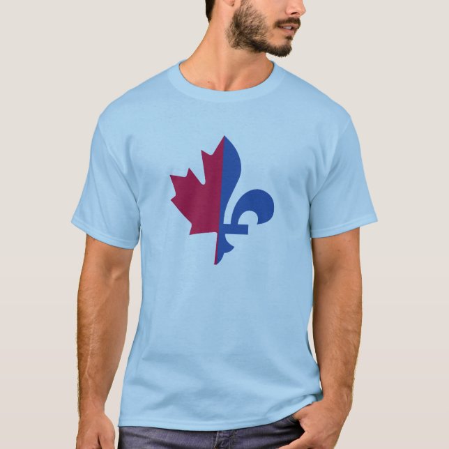 CAMISETA BANDEIRA DE CANADÁ QUEBEQUE (Frente)