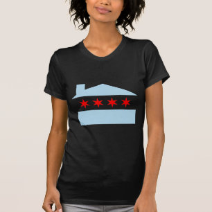 Camiseta Bandeira de casa de Chicago