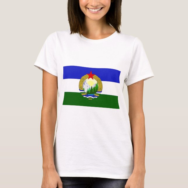 Camiseta Bandeira de Cascadia socialista (Frente)