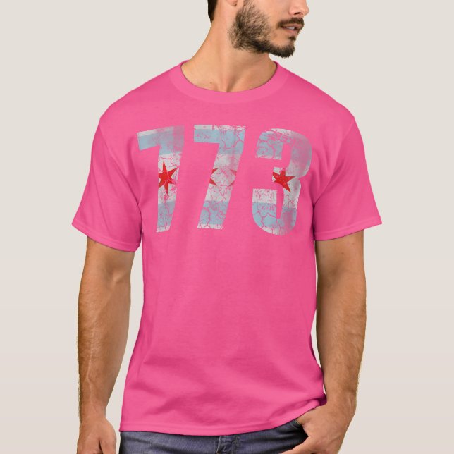 Camiseta Bandeira de Chicago 773 (Frente)