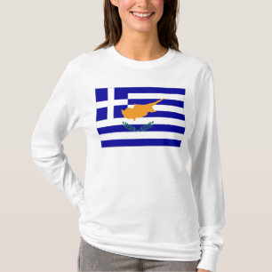 Camiseta Bandeira de Chipre do grego