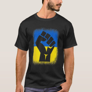 Camiseta Bandeira de Cintura Sensível I Com Ucrânia Solid