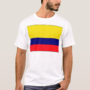 Camiseta Bandeira de Colômbia