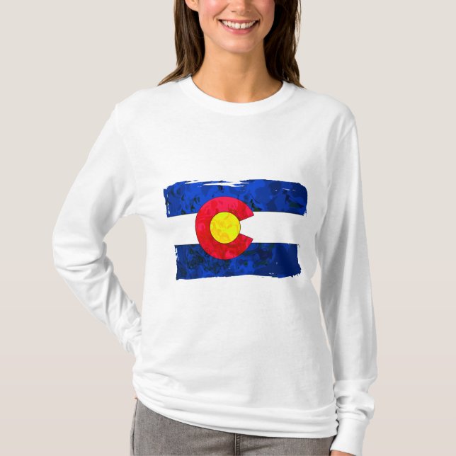 CAMISETA BANDEIRA DE COLORADO (Frente)