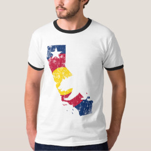 Camiseta Bandeira de Colorado do estado de Califórnia da