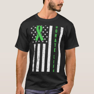 Camiseta Bandeira de Conscientização de Doadores de Órgãos