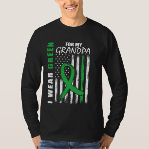 Camiseta Bandeira de conscientização sobre doença renal do