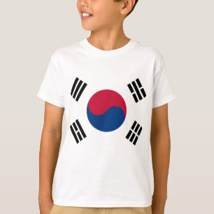 Camiseta Bandeira de Coreia do Sul