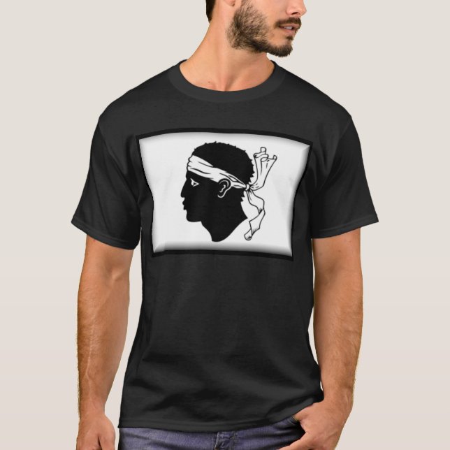 Camiseta Bandeira de Córsega (Frente)