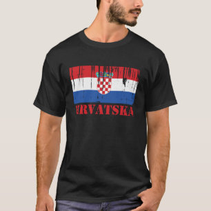 Camiseta Bandeira de Croatia