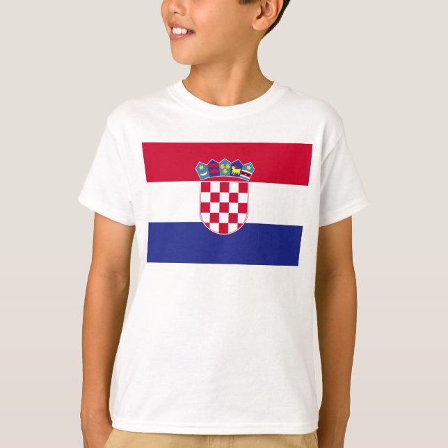 Camiseta Bandeira de Croatia (Frente)