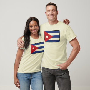 Camiseta Bandeira de Cuba