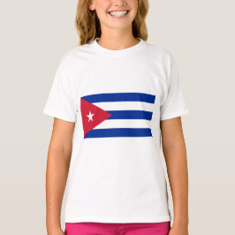 Camiseta Bandeira de Cuba