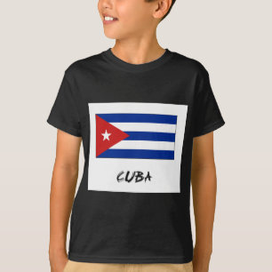 Camiseta Bandeira de Cuba