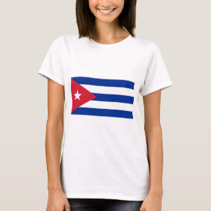 Camiseta Bandeira de Cuba