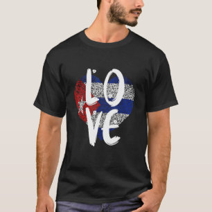Camiseta Bandeira de Cuba Cubano   Orgulho Cubano