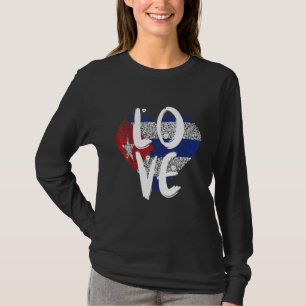 Camiseta Bandeira de Cuba Cubano   Orgulho Cubano