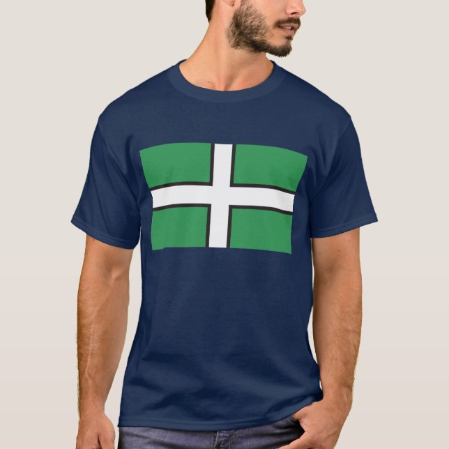 Camiseta Bandeira de Devon (Frente)