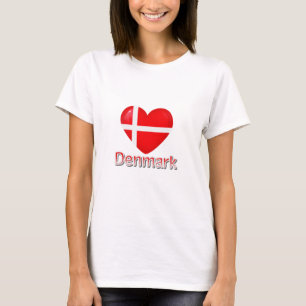 Camiseta Bandeira de Dinamarca