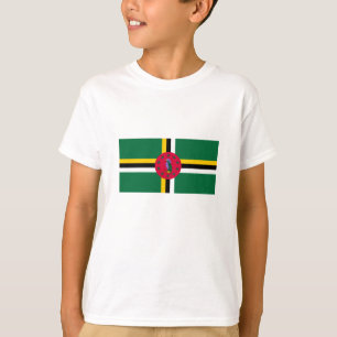 Camiseta Bandeira de Dominica