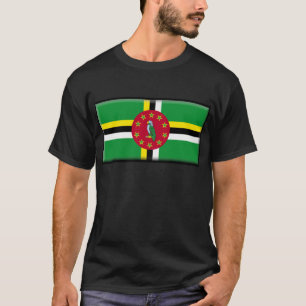 Camiseta Bandeira de Dominica