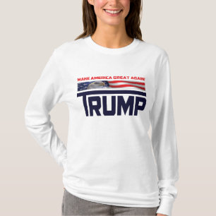 Camiseta Bandeira de Donald Trump E.U.