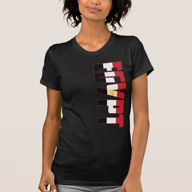 Camiseta Bandeira de Egipto (Frente)