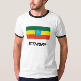 Camiseta Bandeira de Etiópia
