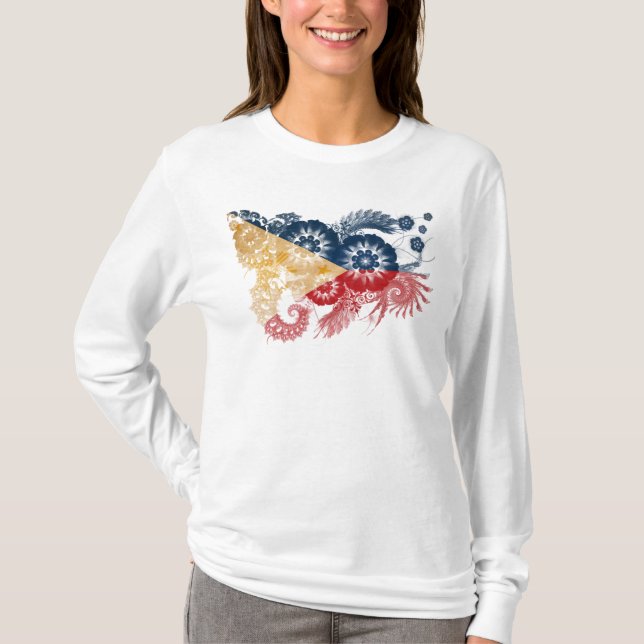 Camiseta Bandeira de Filipinas (Frente)