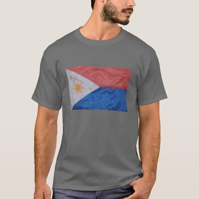 Camiseta Bandeira de Filipinas (Frente)