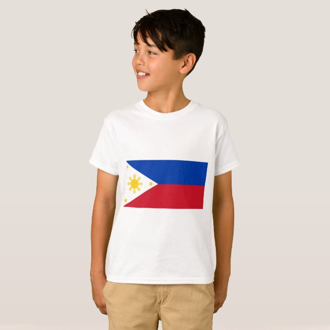 Camiseta Bandeira de Filipinas (Frente Completa)