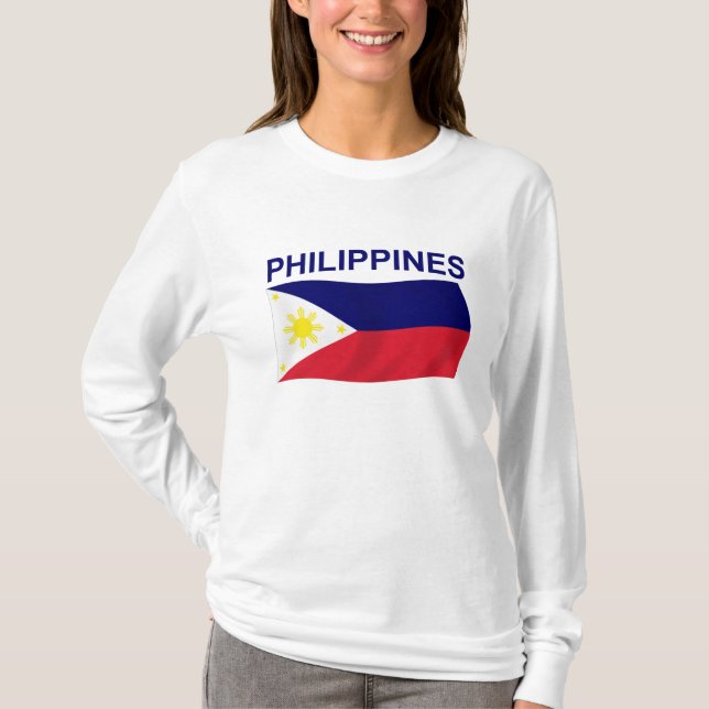Camiseta Bandeira de Filipinas (Frente)