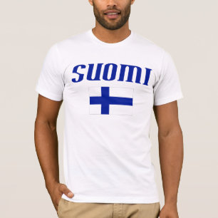 Camiseta Bandeira de Finlandia