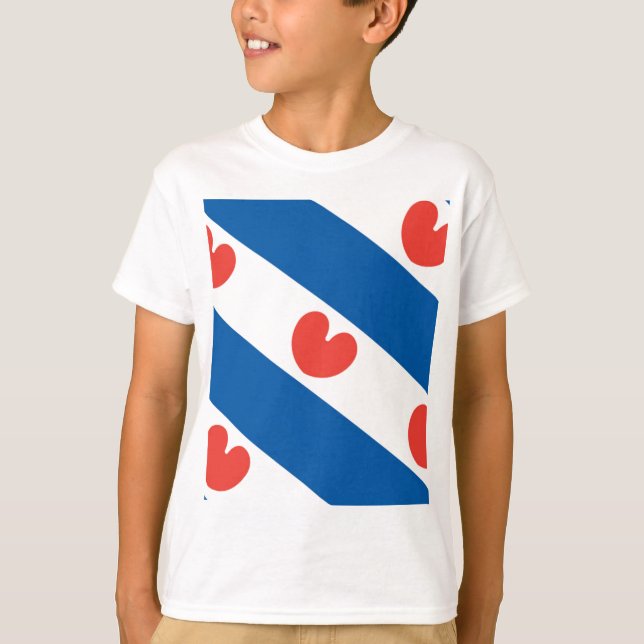 Camiseta Bandeira de Friesland (Frente)