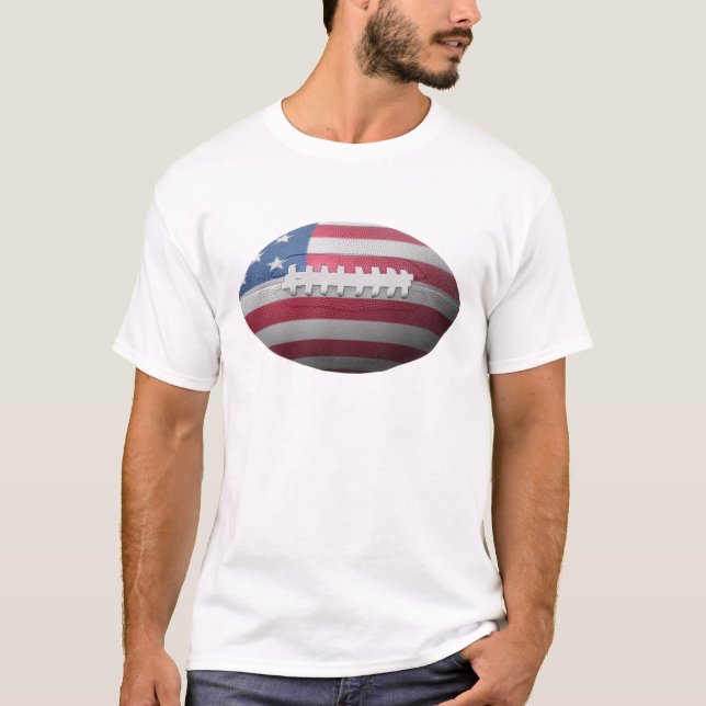 Camiseta Bandeira de futebol americano (Frente)