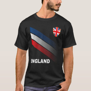 Camiseta Bandeira De Futebol Da Inglaterra Para Homens Mulh