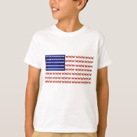 Bandeira de gato norte-americana 4 de julho vermel