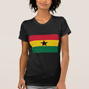 Camiseta Bandeira de Ghana