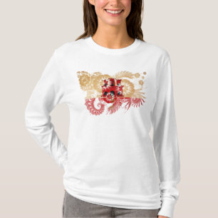Camiseta Bandeira de Gibraltar