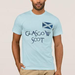 Camiseta BANDEIRA de Glasgow do t-shirt patriótico de