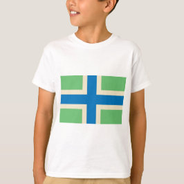 Camiseta Bandeira de Gloucestershire (distrito do Reino Uni