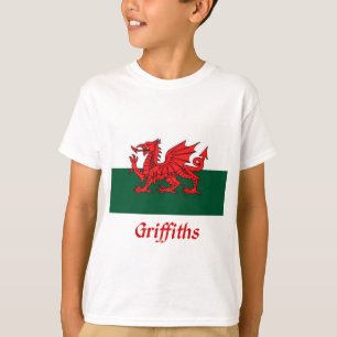 Camiseta Bandeira de Griffiths Galês