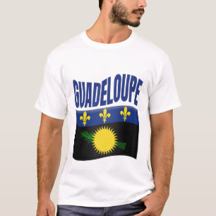 Camiseta Bandeira de Guadeloupe