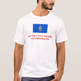 Camiseta bandeira de guam, economias Guam do soçobro: VOTO