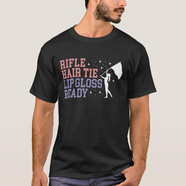 Camiseta Bandeira de Guarda de Cor Pronta Gloss de Lábios L (Frente)