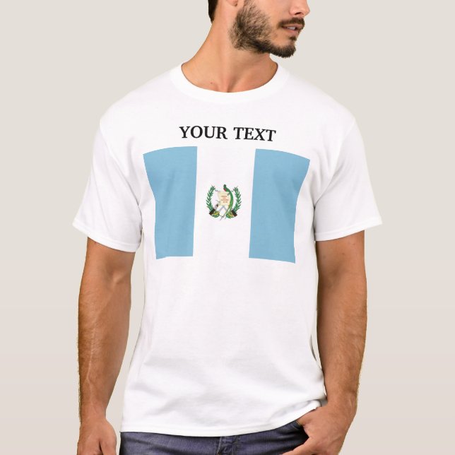 Camiseta Bandeira de Guatemala (Frente)