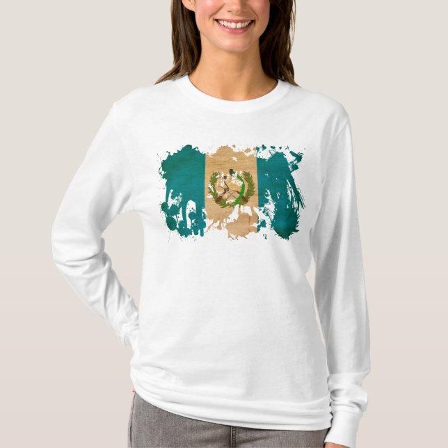 Camiseta Bandeira de Guatemala (Frente)