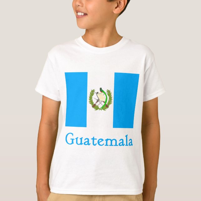 Camiseta Bandeira de Guatemala (Frente)